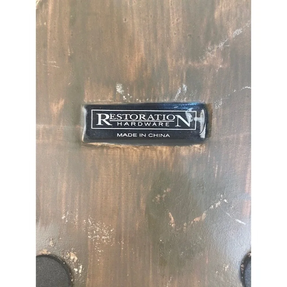 Restoration Hardware Black Ceramic Card Holder Pickup Discard Poker Accessory